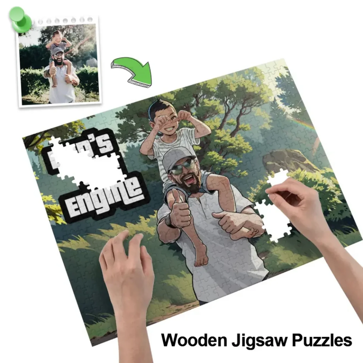 custom comic style puzzle