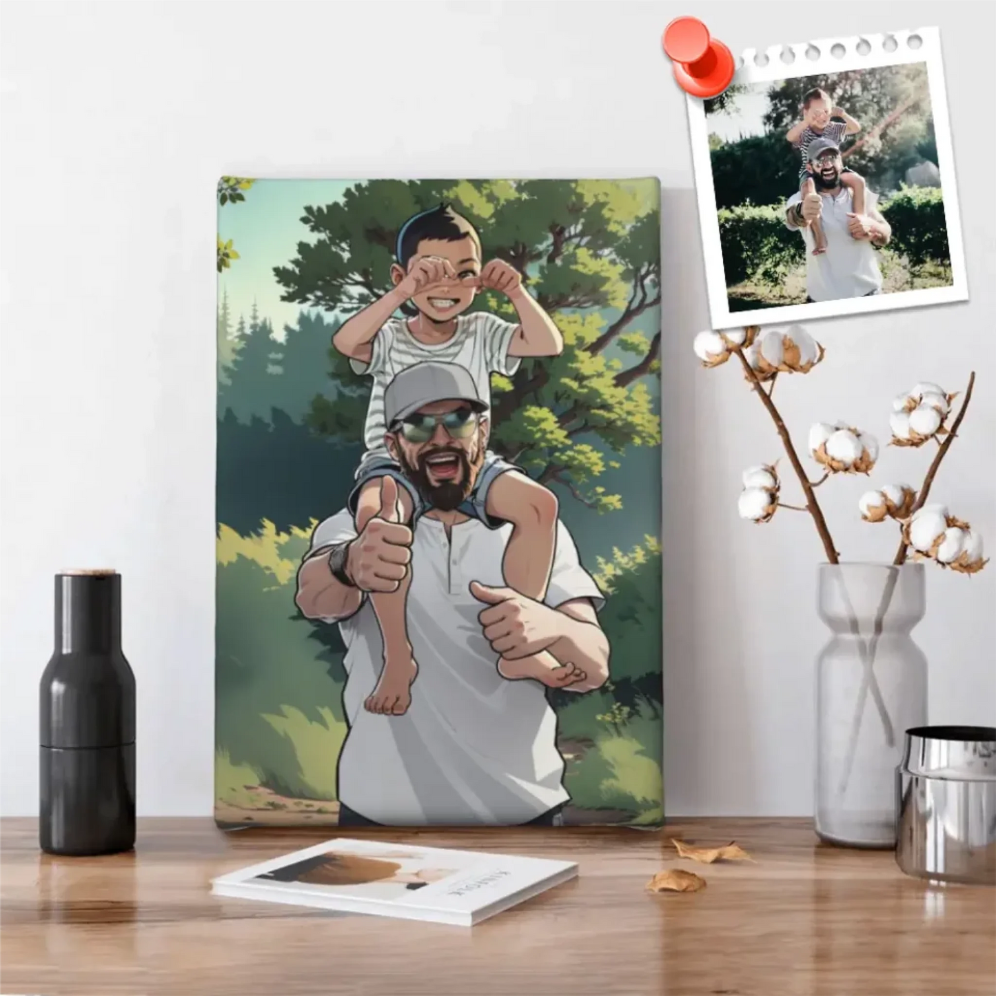 custom cartoon portrait prints