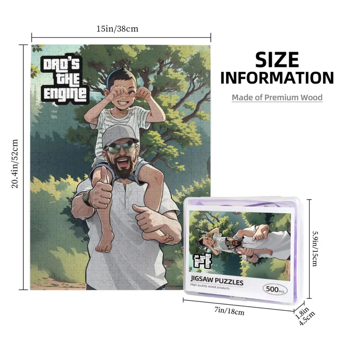 personalized comic jigsaw puzzle
