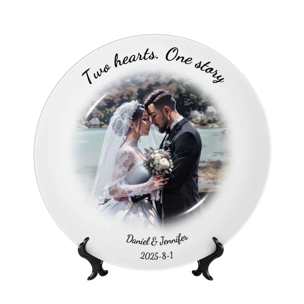 Personalized Wedding Ceramic Decorative Plate