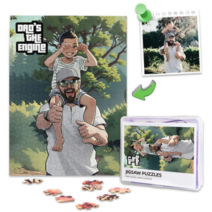 custom jigsaw puzzles comic style