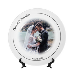Personalized Wedding Bone China Decorative Plate