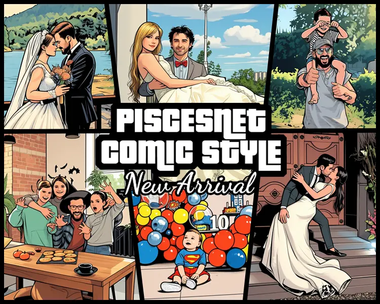 Turn your photo into custom comic style artwork, personalized gift and home decor
