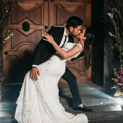 Original photo for custom canvas wall art, highlighting couple moments with rich colors