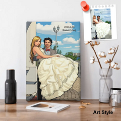 Personalized Photo Art Canvas Wall Art