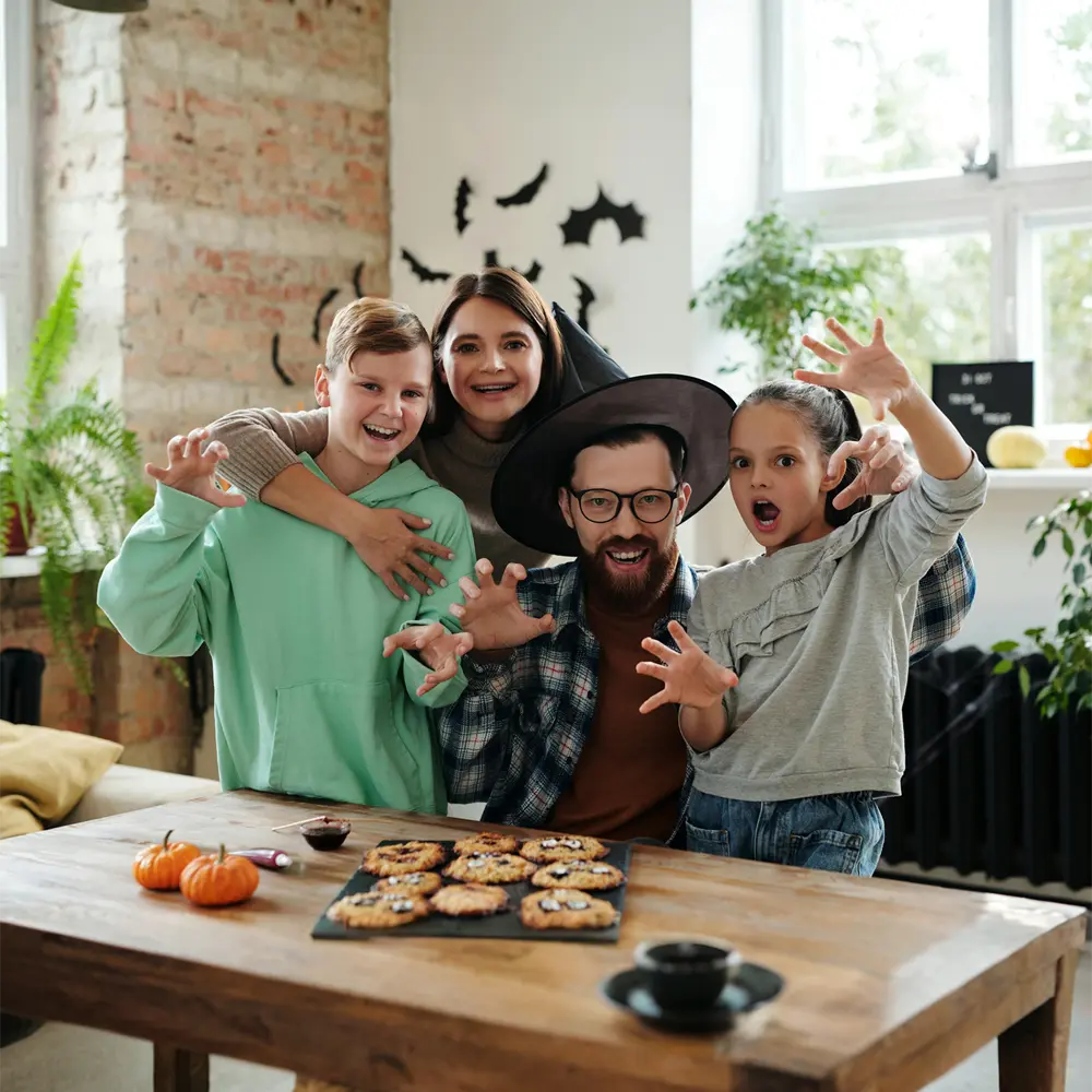 Original photo printed on a rectangular custom night light with personalized text, glowing softly for bedtime